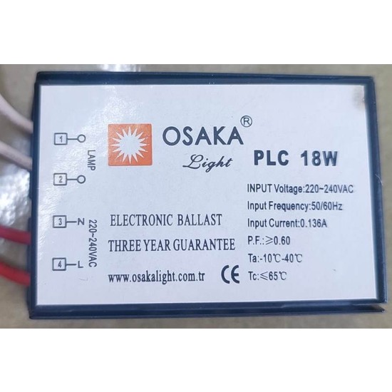 Osaka Light 18W Elektronik Balast Fiyatı - Taksit Seçenekleri