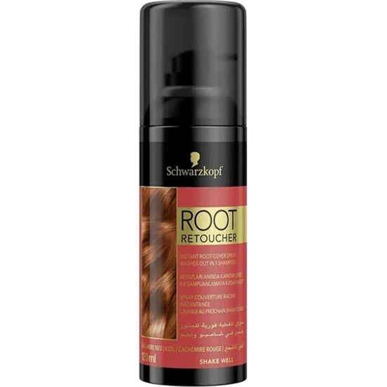 Schwarzkopf Root Retoucher Beyazları Kapatan Sprey Boya Kızıl 120ML