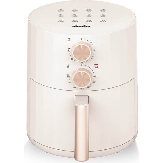 Simfer SK-6706 Air Fry Silent Pro Beyaz 5,5l Mekanik