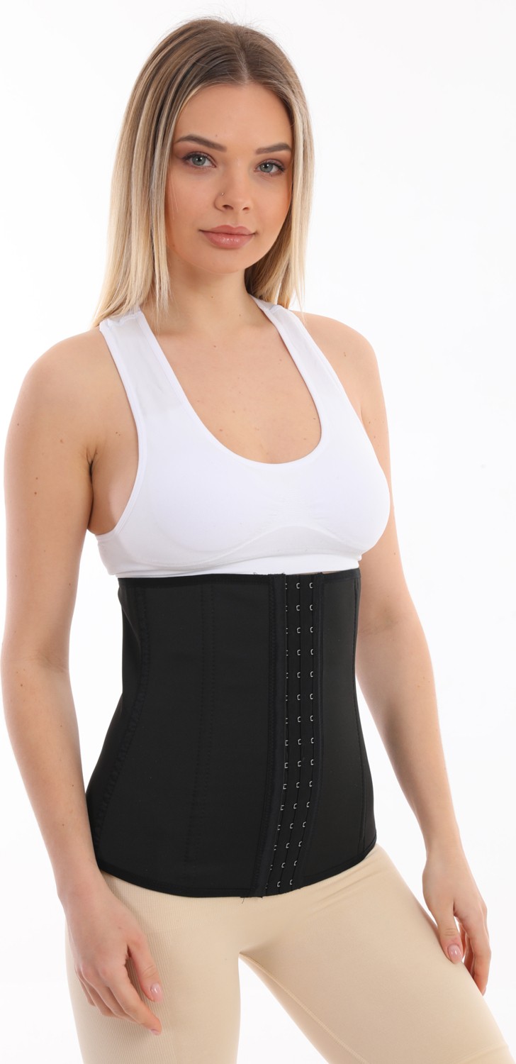 Emba Korse Bel Destekleyici Askısız Sıkılaştırıcı Lateks Doğum Sonrası Latex Korse Bel ve Göbek Korsesi