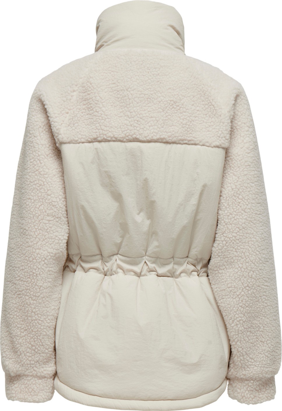 Only Krem Kadın Mont Onlarıanna Padded Mıx Teddy Jacket