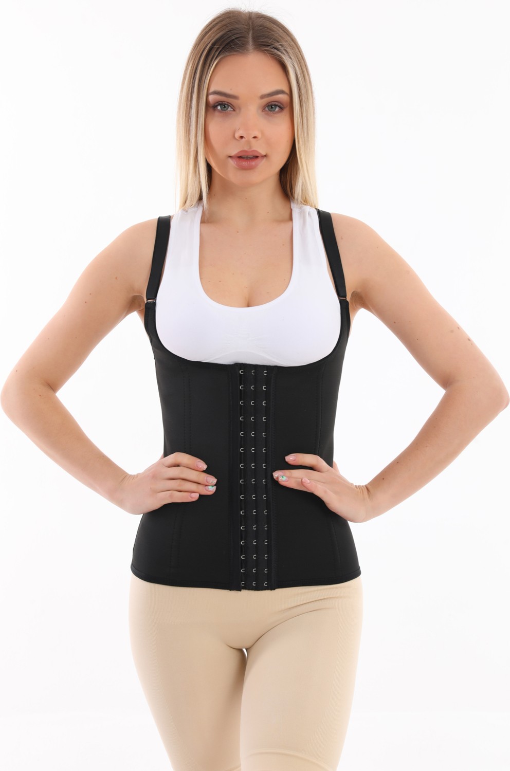 Emba Korse Bel Destekleyici Inceltici Sıkılaştırıcı Lateks Doğum Sonrası Latex Korse Bel ve Göbek Korsesi