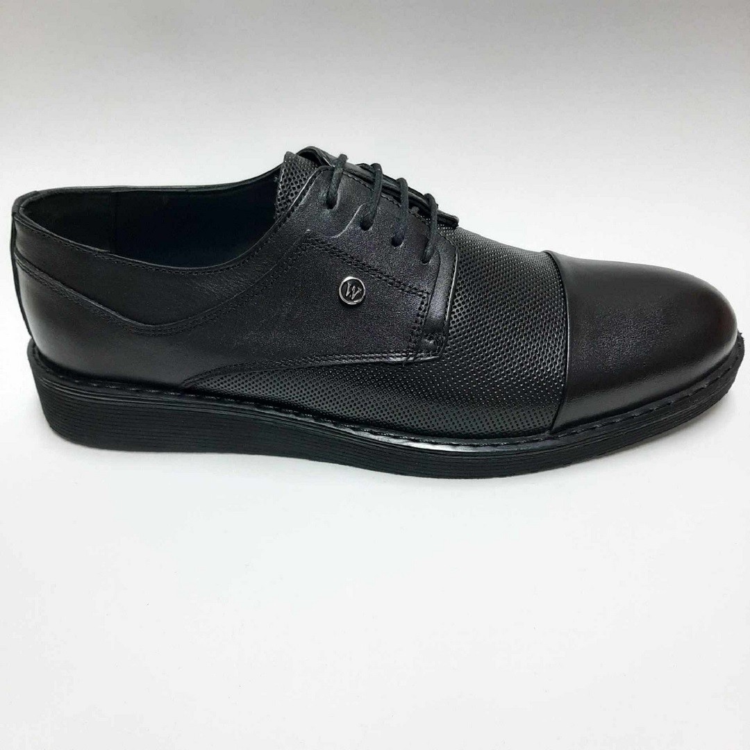Red Walker Deri Casual Siyah Bağcıklı Erkek Ayakkabı C-813475