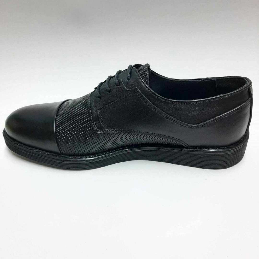 Red Walker Deri Casual Siyah Bağcıklı Erkek Ayakkabı C-813475 görsel 3