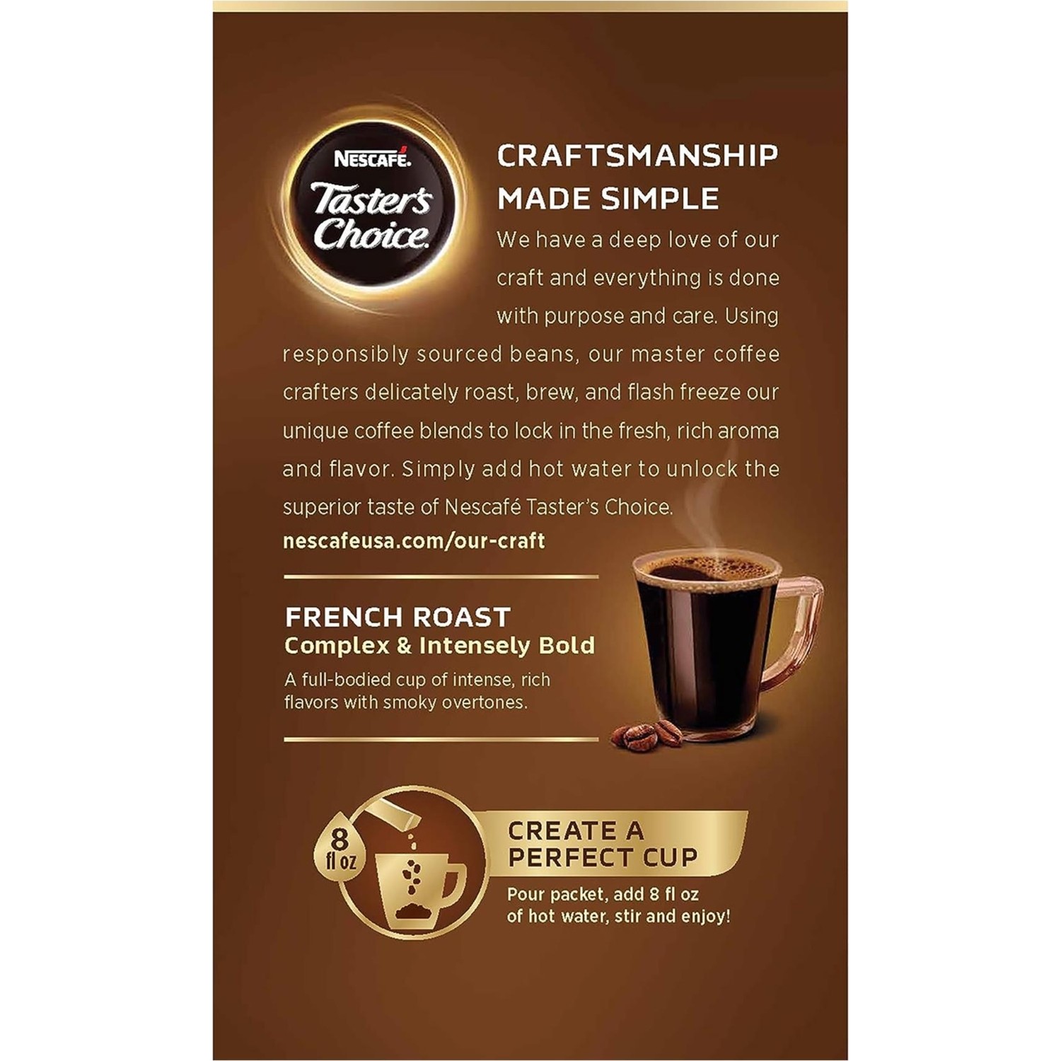 Nescafe Tasters Choice French Roast Hazır Kahve 5 Adet Fiyatı