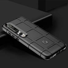 4U Sky Anti-Shock Square Grid Doku Tpu Tpu Telefon Kılıfı Xiaomi Mi 10 Pro/mi 10-Black Için (Yurt Dışından)