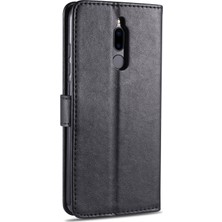 4U Sky Xiaomi Redmi 8/8A-BLACK Için Pu Deri Cüzdan Standı Çantası (Yurt Dışından)