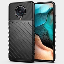 4U Sky Twill Doku Kapağı Xiaomi Redmi K30 Pro/poco F2 Pro-Black Için Yumuşak Tpu Telefon Kılıfı (Yurt Dışından)