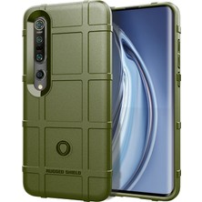 4U Sky Anti-Shock Square Grid Doku Tpu Tpu Telefon Kılıfı Xiaomi Mi 10 Pro/mi 10 Yeşil (Yurt Dışından)