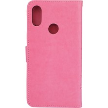 4U Sky Xiaomi Redmi Için Kelebek Çiçek Deri Cüzdan Kılıfı Not 7s/not 7/not 7 Pro (Hindistan) -Pink (Yurt Dışından)