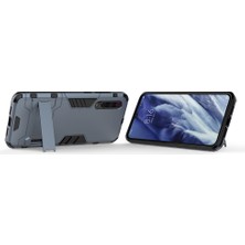 4U Sky Xiaomi Mi 9 Pro-Dark Mavi Için Kickstand ile Pc+Tpu Serin Kılıf (Yurt Dışından)