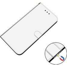 4U Sky Ayna Benzeri Yüzey Cüzdanı Xiaomi Redmi 8A-SILVER Için Deri Deri Kapağı (Yurt Dışından)