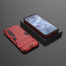 4U Sky Xiaomi Mi 10 Pro-Red Için Kickstand ile Cool Guard Hibrid Pc+Tpu Mobil Kılıf (Yurt Dışından)