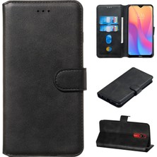 4U Sky Cüzdan Stand Flip Deri Telefon Kılıfı Xiaomi Redmi 8A-BLACK (Yurt Dışından)