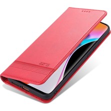 4U Sky Xiaomi Mi 10/10 Pro Telefon Kapak Kırmızısı Için Otomatik Emilmiş Deri Cüzdan Stand Kılıfı (Yurt Dışından)