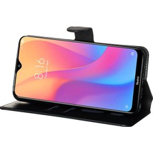 4U Sky Cüzdan Stand Flip Deri Telefon Kılıfı Xiaomi Redmi 8A-BLACK (Yurt Dışından)