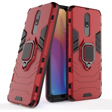 4U Sky Xiaomi Redmi 8A-KIRMIZI Için Serin Koruma Parmak Yüzüğü Kickstand Pc+Tpu Hibrid Kabuk (Yurt Dışından)