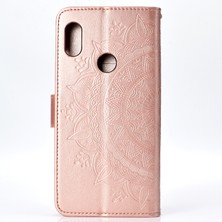 4U Sky Basılı Mandala Desen Pu Deri Telefon Ileti Xiaomi Redmi Note 5 Pro (Çift Kamera)/redmi Note 5 (Çin) -Rose Altın (Yurt Dışından)