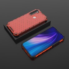 4U Sky Xiaomi Redmi Için Petek Şok Geçirmez Tpu+Pc Telefon Kılıfı Not 8t-Red (Yurt Dışından)