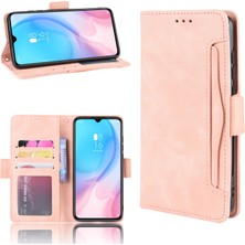 4U Sky Deri Cüzdan Stand Hücre Kaplama Kılıfı Xiaomi Mi 9 Lite/ Mi Cc9/ Mı Cc9 Meitu Edition-Pink Için Birden Fazla Kart Yuvası (Yurt Dışından)