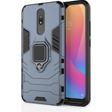 4U Sky Xiaomi Redmi 8A-BLUE Için Serin Koruma Parmak Yüzüğü Kickstand Pc+Tpu Hibrid Kabuk (Yurt Dışından)