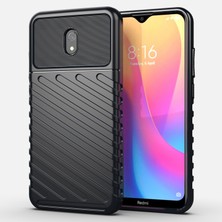 4U Sky Twill Doku Yumuşak Tpu Xiaomi Için Redmi 8A-BLACK Için (Yurt Dışından)