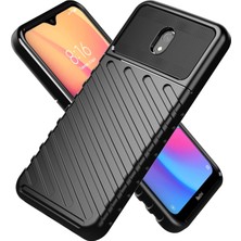 4U Sky Twill Doku Yumuşak Tpu Xiaomi Için Redmi 8A-BLACK Için (Yurt Dışından)