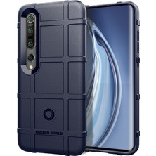 4U Sky Anti-Shock Square Izgara Dokusu Tpu Tpu Telefon Kılıfı Xiaomi Mi 10 Pro/mi 10-Blue Için (Yurt Dışından)