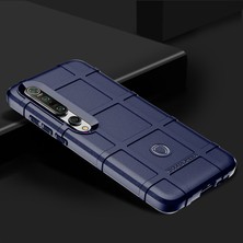 4U Sky Anti-Shock Square Izgara Dokusu Tpu Tpu Telefon Kılıfı Xiaomi Mi 10 Pro/mi 10-Blue Için (Yurt Dışından)