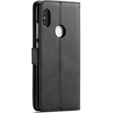 4U Sky Cüzdan Standı Deri Koruyucu Kılıfı Xiaomi Redmi Note 5 Pro (Çift Kamera)/redmi Note 5 (Çin) -Black (Yurt Dışından)