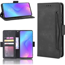 4U Sky Deri Cüzdan Stand Telefon Kapağı Kılıfı Xiaomi Redmi K20 Pro/redmi K20/MI 9t/mi 9t Pro-Black Için (Yurt Dışından)