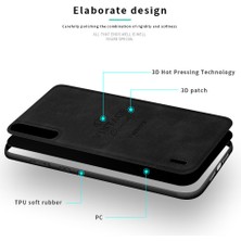 4U Sky Onurlu Seri Drop Anti Drop Hafif Ince Deri Kaplamalı Pc+Tpu Combo Kılıf Xiaomi Mi Cc9/cc9 Meitu Edition/9 Lite-Black (Yurt Dışından)