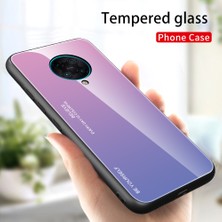 4U Sky Xiaomi Redmi K30 Pro-Pink Mavisi Için Gradyan Renk Temperli Cam+Pc+Tpu Hibrit Kasa (Yurt Dışından)