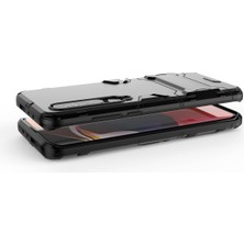 4U Sky Xiaomi Mi 10-Black Için Kickstand Case ile 2-1 Arada Plastik+Tpu Telefon Kabuğu (Yurt Dışından)