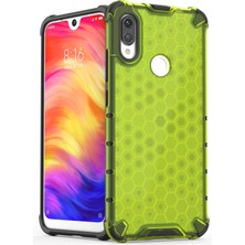 4U Sky Petek Deseni Şok Geçirmez Tpu+Pc Xiaomi Redmi Için Hybrid Telefon Kılıfı Not 7/not 7 Pro (Hindistan)/not 7s-Green (Yurt Dışından)