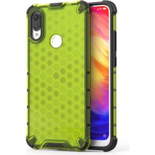 4U Sky Petek Deseni Şok Geçirmez Tpu+Pc Xiaomi Redmi Için Hybrid Telefon Kılıfı Not 7/not 7 Pro (Hindistan)/not 7s-Green (Yurt Dışından)