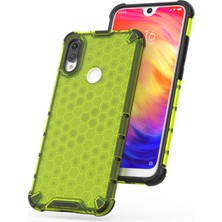 4U Sky Petek Deseni Şok Geçirmez Tpu+Pc Xiaomi Redmi Için Hybrid Telefon Kılıfı Not 7/not 7 Pro (Hindistan)/not 7s-Green (Yurt Dışından)