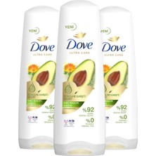 Dove Saç Bakım Kremi Dökülmeye Karşı Bakım Avokado Özü & Kalendula Özü 350 ml X3