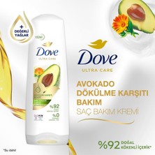 Dove Saç Bakım Kremi Dökülmeye Karşı Bakım Avokado Özü & Kalendula Özü 350 ml X3