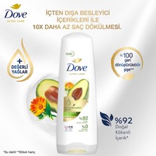 Dove Saç Bakım Kremi Dökülmeye Karşı Bakım Avokado Özü & Kalendula Özü 350 ml X3