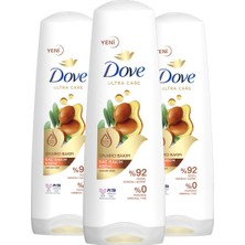 Dove Saç Bakım Kremi Argan Yağı Onarıcı Bakım 350 ml x 3