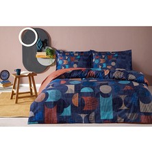 Özdilek Colored Shape Tek Kişilik Lastikli Fitted Çarşaf Nevresim Takımı