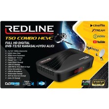 Redline T50 Combo Hd Karasal + Uydu Alıcısı