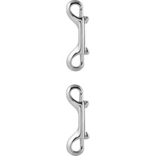 Yolanda 2pcs Tüplü Dalış Çift Uç Snap Hooks Su Altındaki Anahtarlık Kancaları 115MM/90MM (Yurt Dışından)