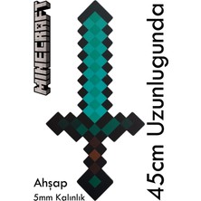 Hediye Ne Alsak Minecraft Kılıç Ahşap Oyuncak Maket 45CM