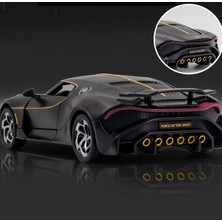 Jyhong 1:24 Bugatti Night Sound Spor Araba Modeli (Yurt Dışından)