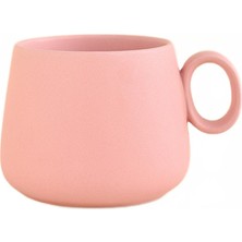 Haitn Yaratıcı Gökkuşağı Seramik Kahve Kupa Pastel Renk Sevimli Çay Tumbler Kupası Tazas De Cafe Bardaklar ve Kupalar Yenilik Latte Tumblers | Kupalar (Pembe) (Yurt Dışından)