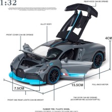 Jyhong Bugatti-Divo Modeli Alaşım Araba Modeli 1:32 (Yurt Dışından)