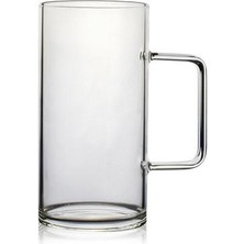 Haitn 700 ml Kahve Kupa El Yapımı Isı Dayanımı Temizle Cam Kahve Kupa Çay Süt Suyu Bardak Su Bira Içme Kupa Ofis Drinkware | Kupalar (Beyaz) (Yurt Dışından)