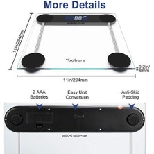 Haitn Dijital Banyo Ölçeği, Büyük Arkadan Aydınlatmalı Ekranlı Vücut Ağırlığı Ölçeği, Yüksek Doğruluk Adımı, 400 Pound (Yurt Dışından)